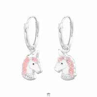 Zilveren kinder oorbellen