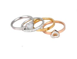 Zilverkleurige stainless steel ringen