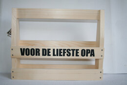 Houten bier kratjes