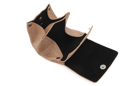 Khaki portemonneetje handy