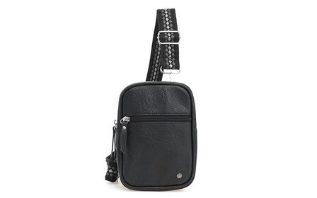 Zwart crossbody-heuptas ideal