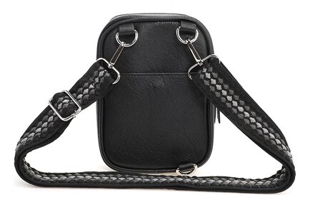 Zwart crossbody-heuptas ideal
