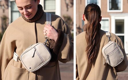 Naturel crossbody-heuptas ideal