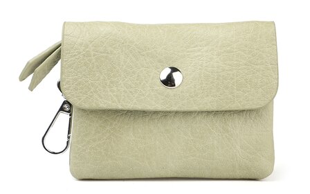 Light green portemonneetje clever