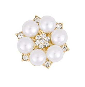 Button cover flower 
