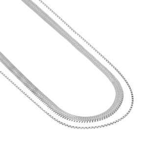 Ketting stainless steel zilver kleur 5mm