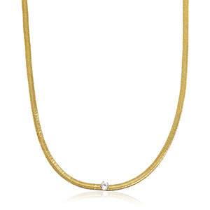 Ketting goudkleurig daimond