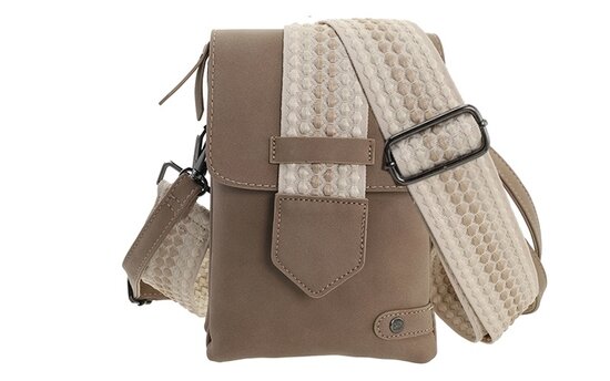 Taupe schouder en heuptasje sofia 