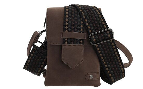 Bruin schouder en heuptasje sofia 