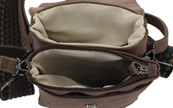 Bruin schouder en heuptasje sofia 