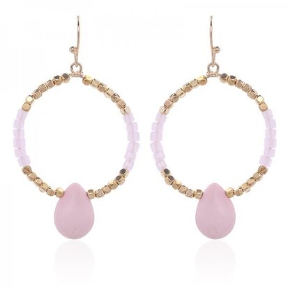 Earrings Rickie -pink
