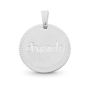 Bedels van stainless steel roestvrij staal (RVS) friends zilver