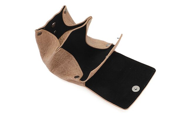Khaki portemonneetje handy