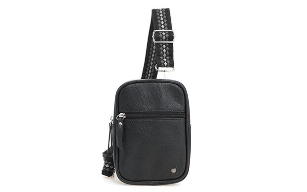 Zwart crossbody-heuptas ideal