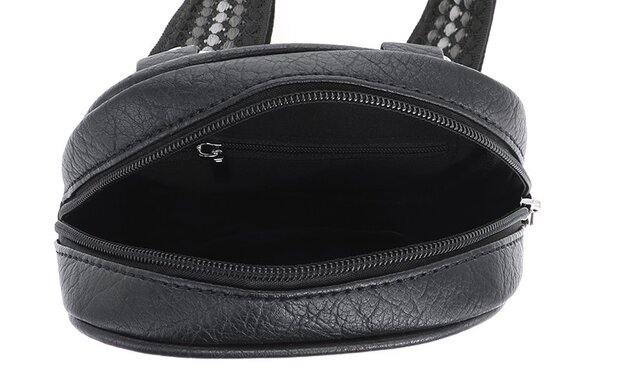 Zwart crossbody-heuptas ideal
