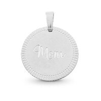 Bedels van stainless steel (RVS) mom zilver