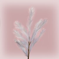 Witte pluim met led verlichting