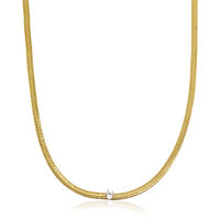 Ketting goudkleurig daimond