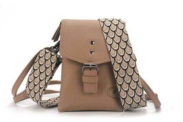 Camel schouder- heup en telefoontasje Elena