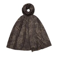 Khaki yara gold sjaal