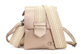 Brons schouder- heup en telefoontasje sofia