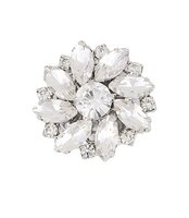 Button cover luxe flower 