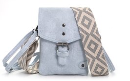 Light jeans schouder- heup en telefoontasje Elena 