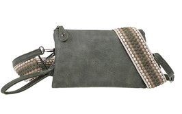 Het handigste tasje ooit met smalle & brede band donker groen