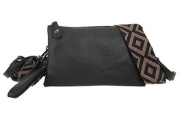 Het handigste tasje ooit met smalle & brede band zwart