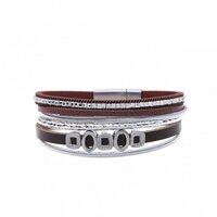 Mix & Match armband liv bordeaux 
