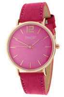 Ernest horloge rosé fuchia